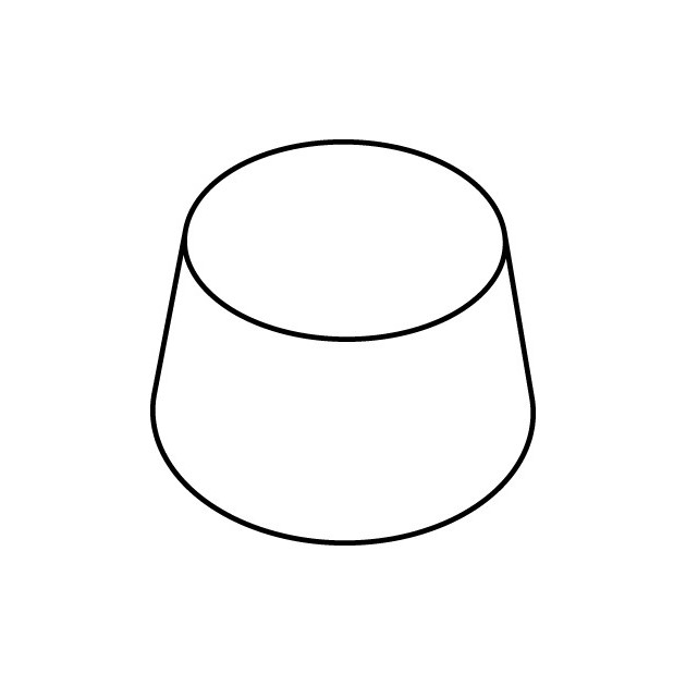 Forme d'une empreinte du moule en silicone Muffins Pavoflex Forme d'une empreinte du moule en silicone Muffins Pavoflex