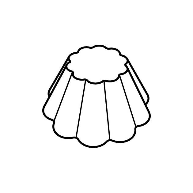 24 Briochettes Pavoflex - Moule silicone 60 x 40 cm (forme)