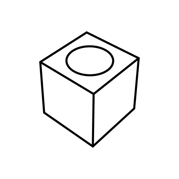 Moule en silicone Cube