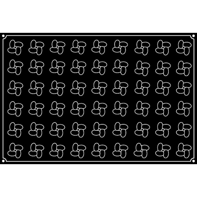 Moule en silicone Pavoflex pour 54 Mini-Helices