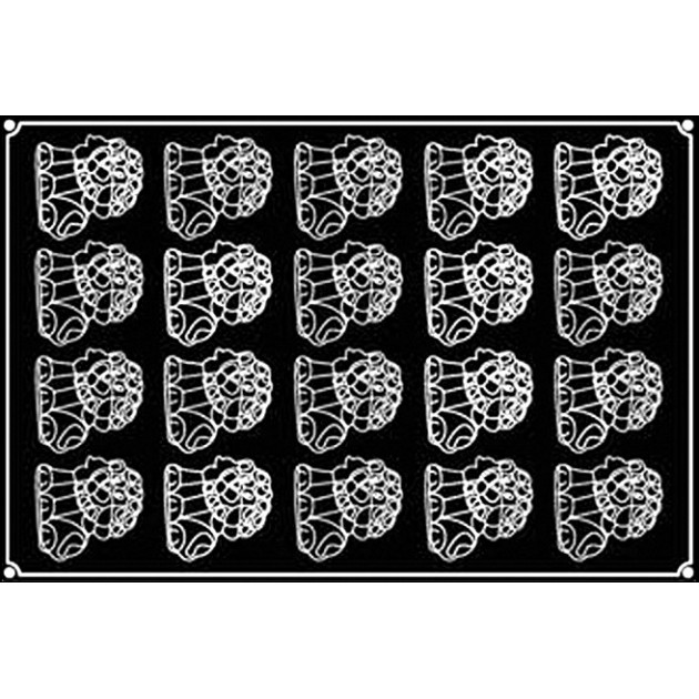 Presentation moule silicone pour 20 Lions - Pavoflex