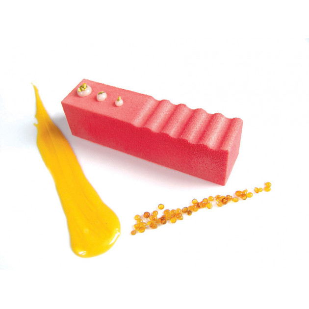 Moule Silicone Bande Ondulée 12 x 3 cm x H 3,2 cm (x20) Pavoflex