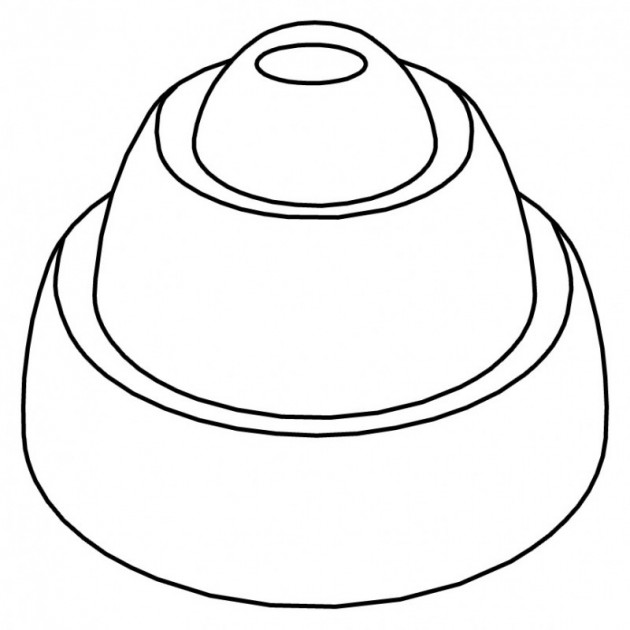 Forme d'un Cone Anneaux Pavoflex