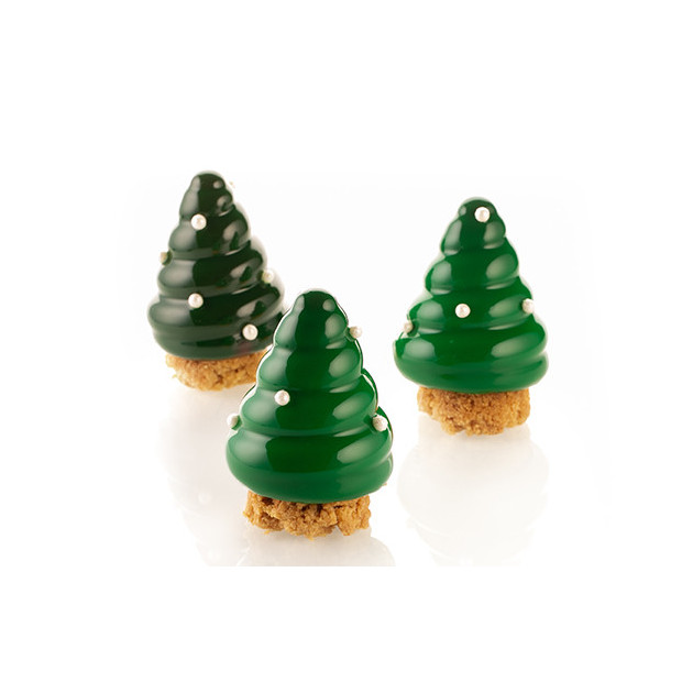 Mini Moule Silicone 6 Cônes Soffice Incanto Silikomart 3D Design