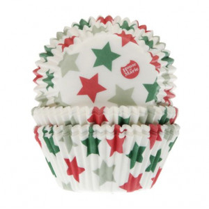 Caissette à Cupcake Étoiles Ø 5 cm (x50) House of Marie Caissette à Cupcake Étoiles Ø 5 cm (x50) House of Marie