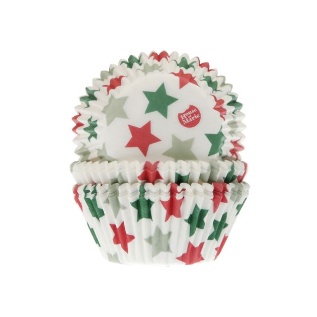 Caissettes cupcakes roses à pois (x50)