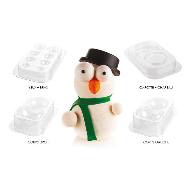Chocolat Bonhomme de Neige 3D