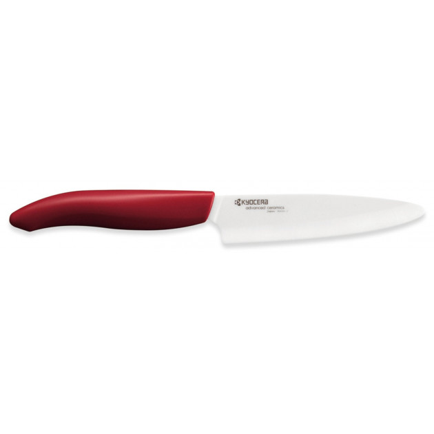 Couteau d'Office Ceramique 11 cm Kyocera Rouge