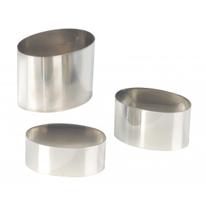 Nonnette Ovale Inox 8 cm H6 cm Nonnette Ovale Inox 8 cm H6 cm