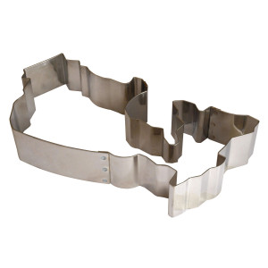 FIN DE SERIE Cercle Inox Pays Canada 25 x 13 cm x H 4,5 cm Gobel