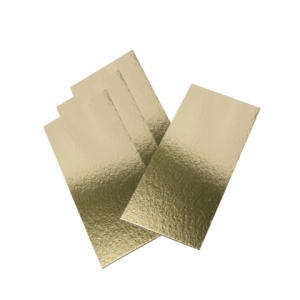 Semelle à Bûche 100x10cm Or Bords Droits (x50) Semelle à Bûche 100x10cm Or Bords Droits (x50)