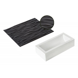 Kit Moule à bûche et Tapis Effet Bois SilikoMart Professional Kit Moule à bûche et Tapis Effet Bois SilikoMart Professional