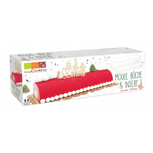 Moule à Bûche avec insert plastique - Scrapcooking Moule à Bûche avec insert plastique - Scrapcooking