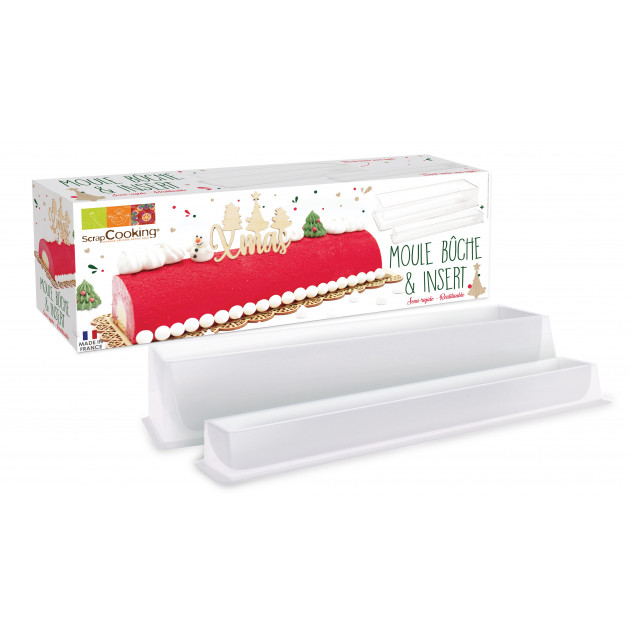 Bûche avec insert plastique - Scrapcooking Bûche avec insert plastique - Scrapcooking