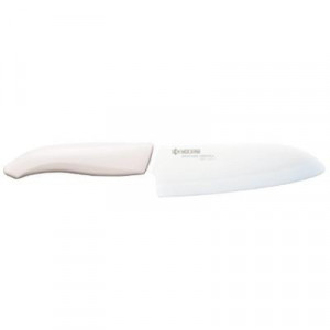 FIN DE SERIE Santoku Céramique 14 cm Kyocera Blanc