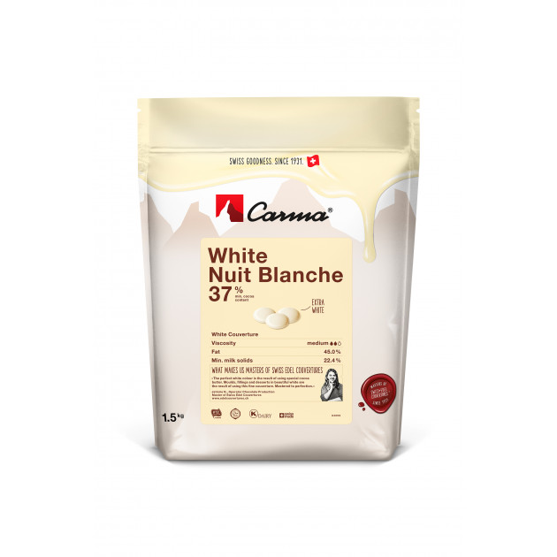 Chocolat Blanc Nuit Blanche 37% 1,5kg Carma