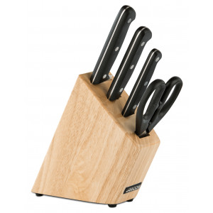 blanc bloc de planche à découper Wekity Porte-couteaux de cuisine sans couteau universel en métal organiseur de cuisine 
