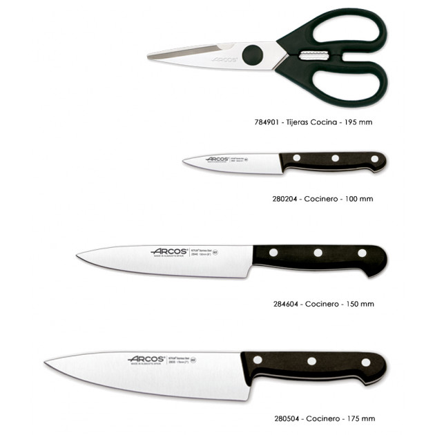Ustensiles du Bloc à Couteaux Arcos Ustensiles du Bloc à Couteaux Arcos