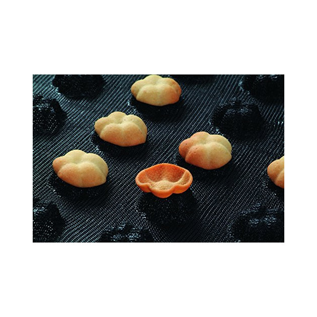 FIN DE SERIE Moule Silicone Tartelette Fleur Ø 3,5 cm x H 1,5 cm (x60) Silform