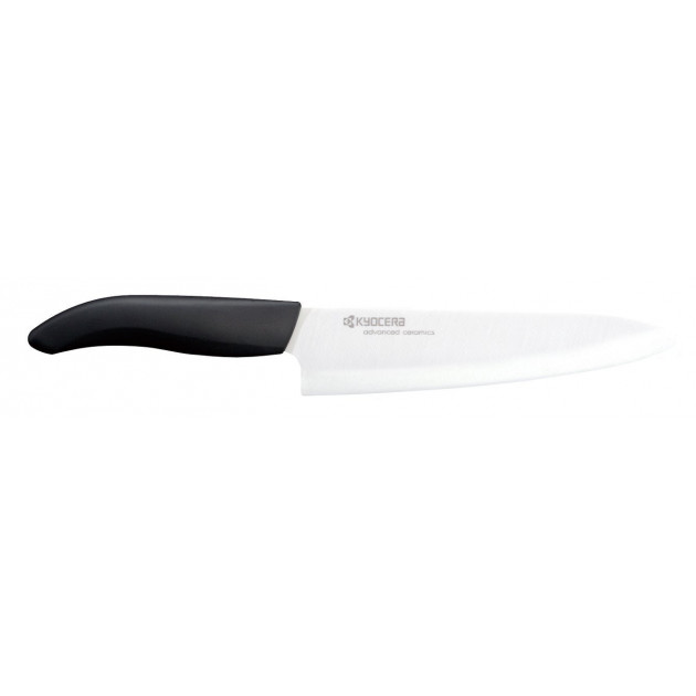 Couteau du Chef Lame Ceramique 18 cm Kyocera Noir