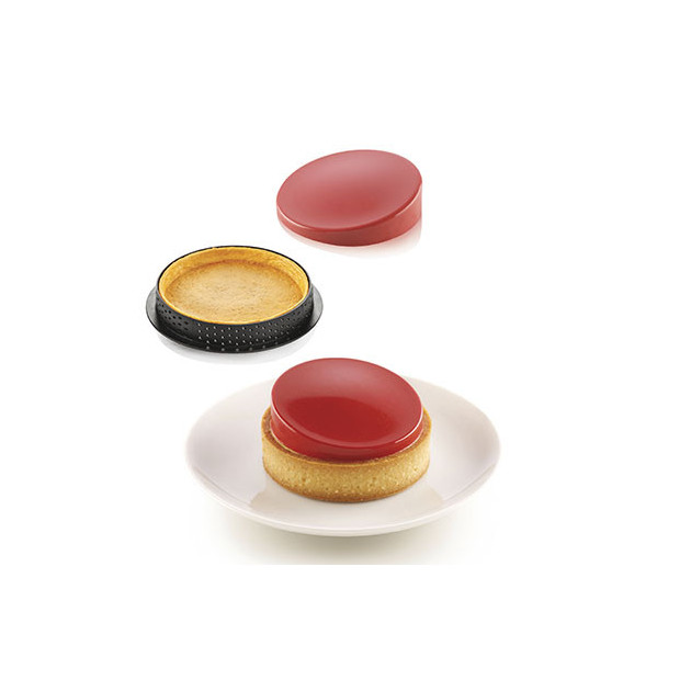 6 Cercles à Tartelettes + Moule pour décor de tarte