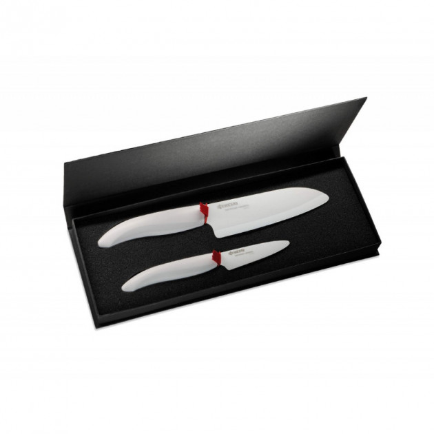 Coffret couteau céramique chef 14 cm + eplucheur céramique