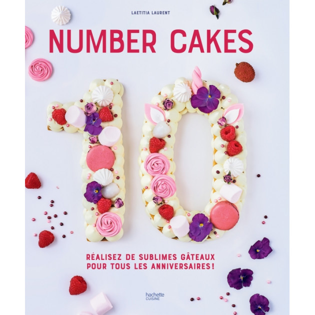 Livre de Recettes Number Cakes Hachette