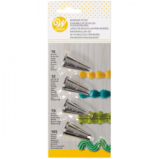 Jeu de douilles Wilton Special Bordures