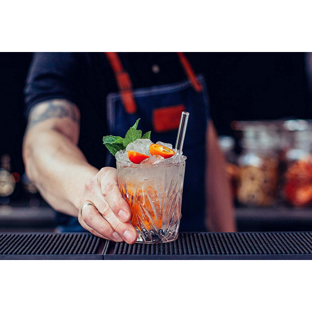 Pailles en verre Droite 15cm pour verre de petites hauteurs Pailles en verre Droite 15cm pour verre de petites hauteurs