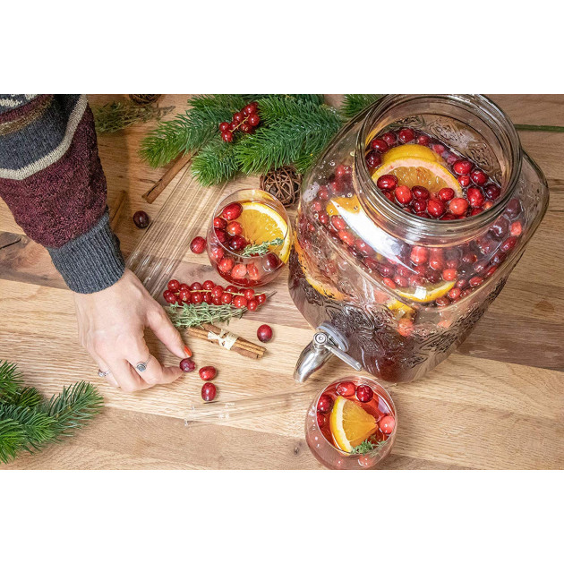 Pailles en verre transparentes avec motifs Noël Pailles en verre transparentes avec motifs Noël