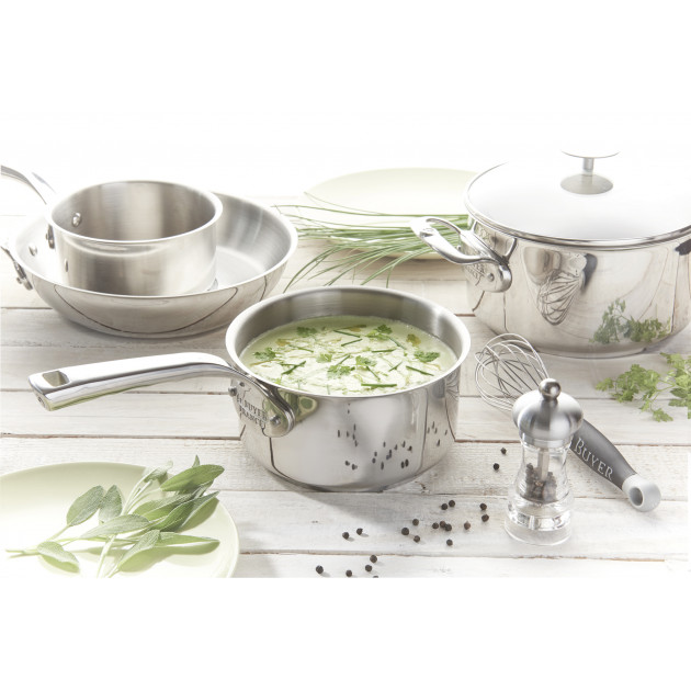 Batterie Cuisine Induction Casserole Inox Ø 161820 cm Milady De Buyer