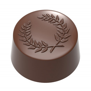 Moule Chocolat Praline Ronde Laurier 31 mm (x21) Chocolate World Moule Chocolat Praline Ronde Laurier 31 mm (x21) Chocolate World