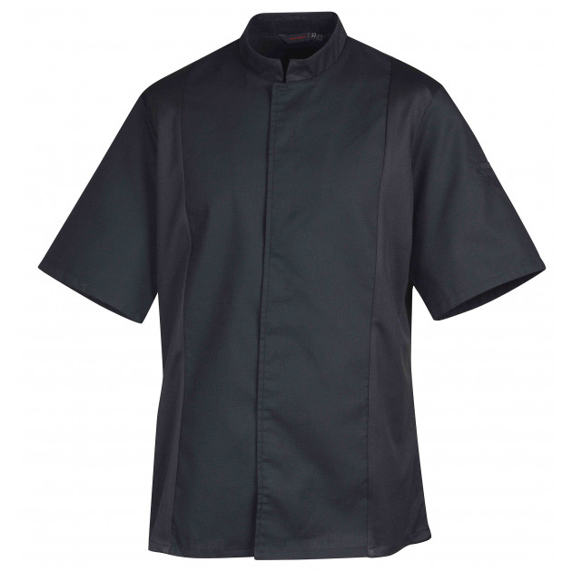 Veste de Cuisine Mixte Noire SIAKA T.5 Robur Cuisineaddict achat acheter vente
