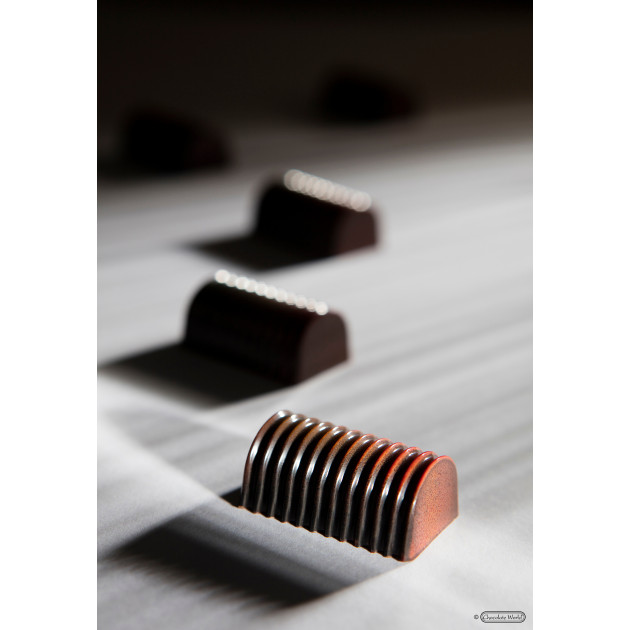 Chocolat Bûche Rainurée 3,5cm