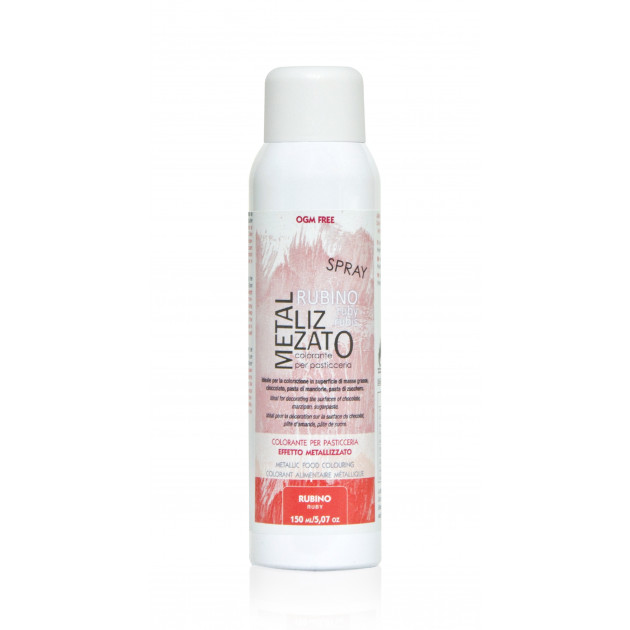 FIN DE SERIE Spray Colorant Rouge Effet Métallisé 150 ml