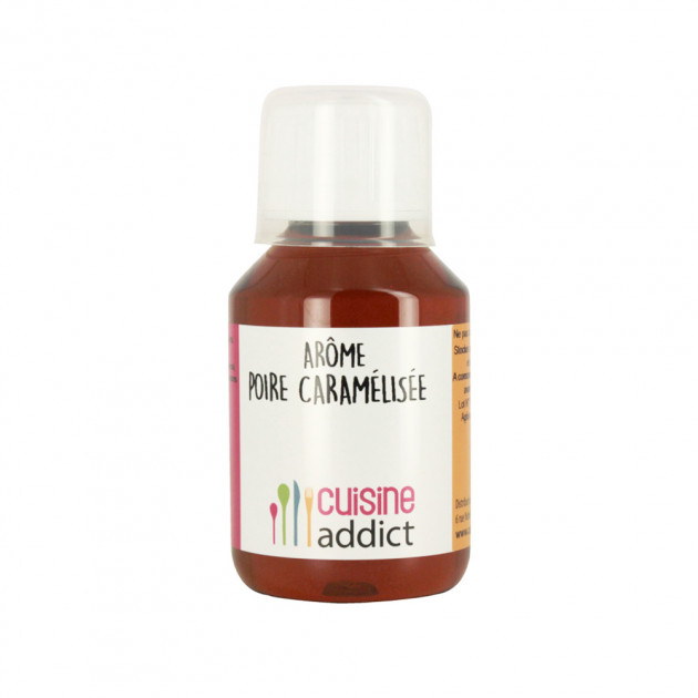 Arome alimentaire Poire caramelisee 115ml Cuisineaddict