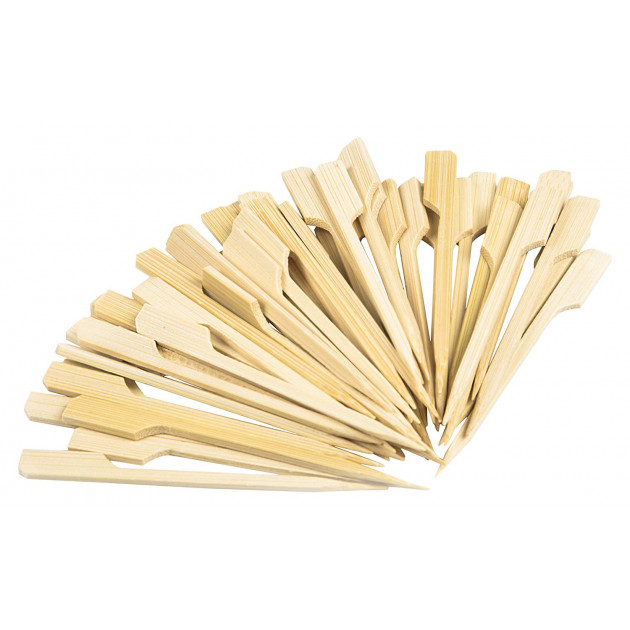 Lot de 100 piques brochettes en bois de 30cm achat vente