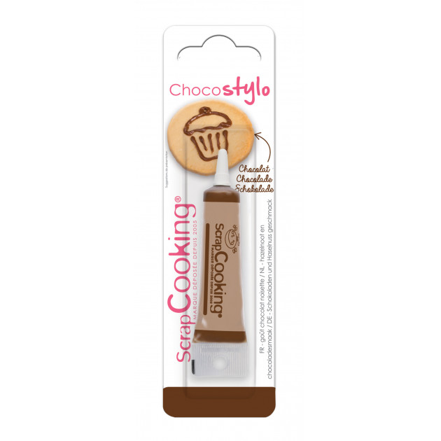 Stylo Chocolat ScrapCooking - ChocoStylo 23 g, décorations gâteaux