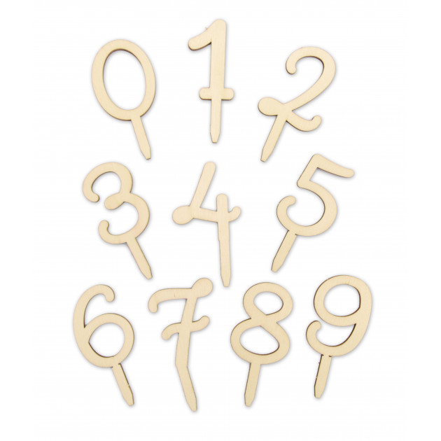 Cake Toppers Chiffres pour Gâteau D'anniversaire Cake Toppers Chiffres pour Gâteau D'anniversaire