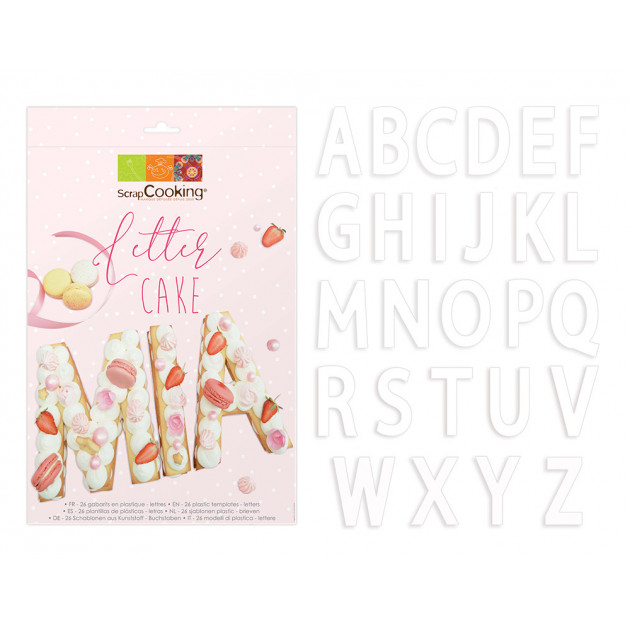 Kit Letter Cake Scrapcooking 