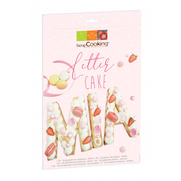 Kit pour Gâteau en Forme de Lettre Scrapcooking  Kit pour Gâteau en Forme de Lettre Scrapcooking