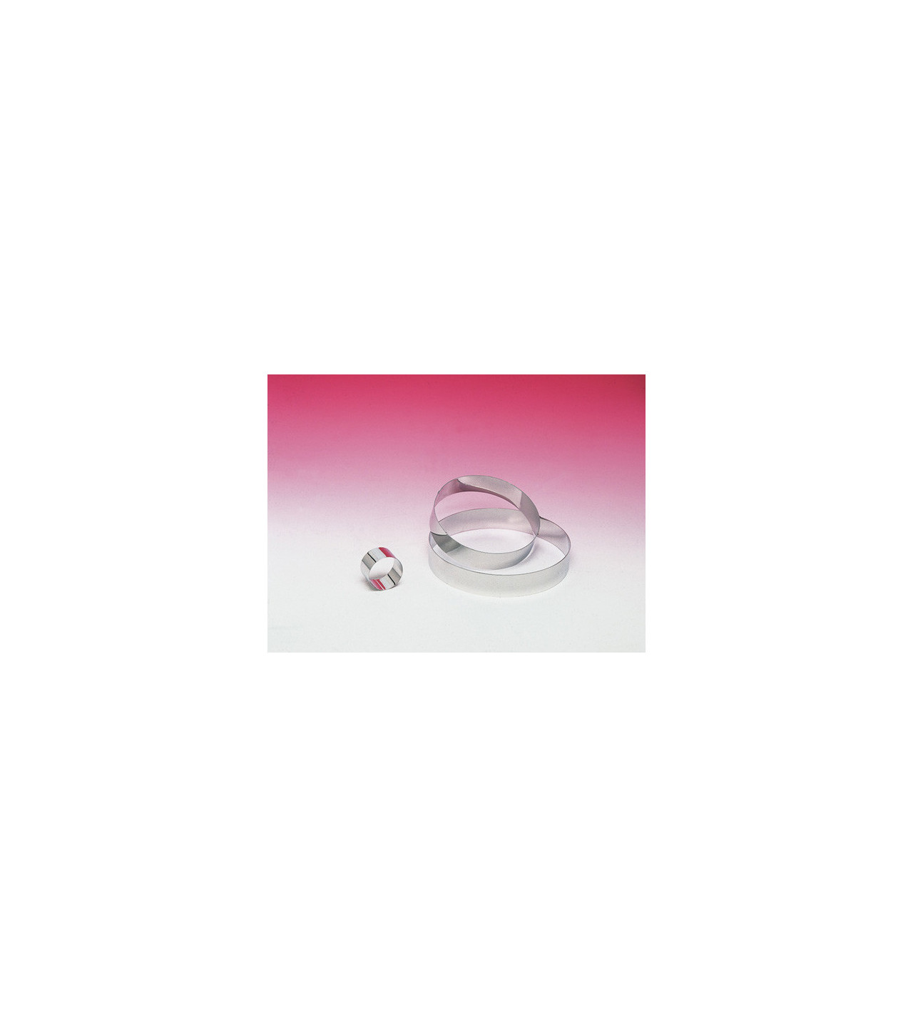 JIVIMOCO Lot De Cercles Mousse Inox – Anneaux Ronds 5 Cm Pour Entremets, Mousses, Desserts Et Pâtisseries