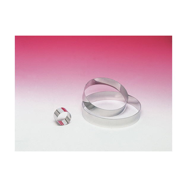 Cercle à mousse inox sans fond