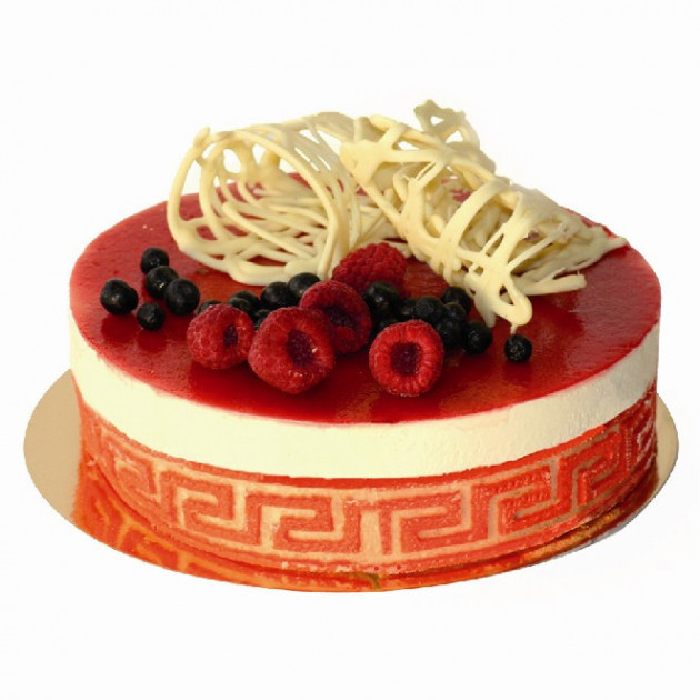 Gâteau réalisé avec un cercle à mousse  Gâteau réalisé avec un cercle à mousse