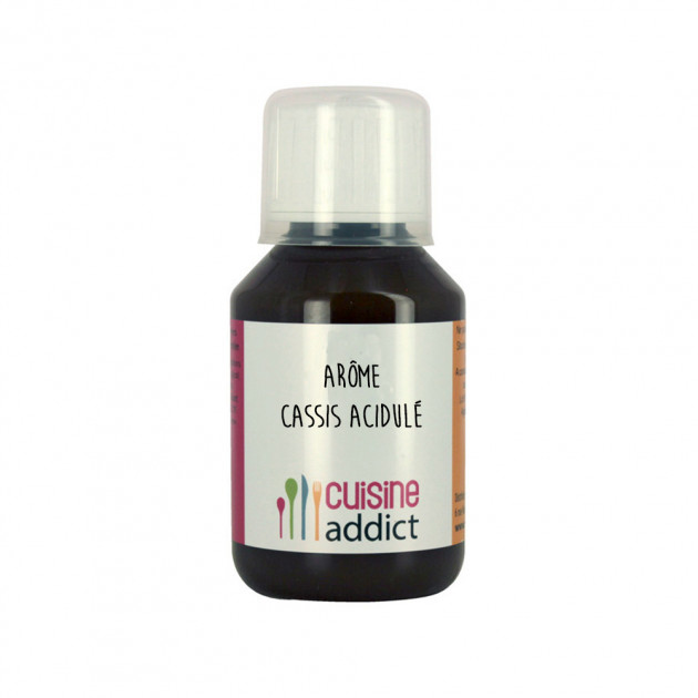 Arôme Alimentaire Cassis Acidulé 115 ml Cuisineaddict