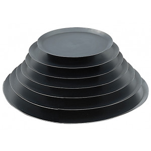 Tourtière Ronde Ø 24 cm Tôle Bleuie De Buyer Tourtière Ronde Ø 24 cm Tôle Bleuie De Buyer