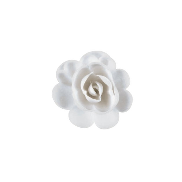 Decoration gâteau fleur azyme bio Roses Blanches 