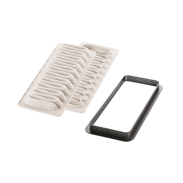 Kit Cercle Perforé et Moule Silicone 26,5 x 10,5 cm