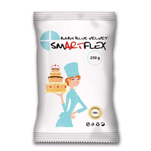 Pâte à Sucre Bleu Baby Blue Velvet 250g Smartflex Pâte à Sucre Bleu Baby Blue Velvet 250g Smartflex