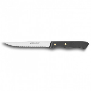 Couteau à Steak Cranté 11,5 cm Sabatier Noir Couteau à Steak Cranté 11,5 cm Sabatier Noir